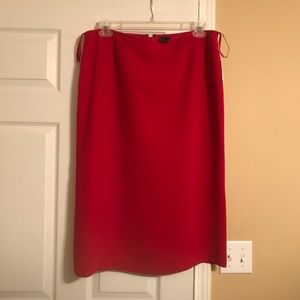NWT Red Midi Skirt